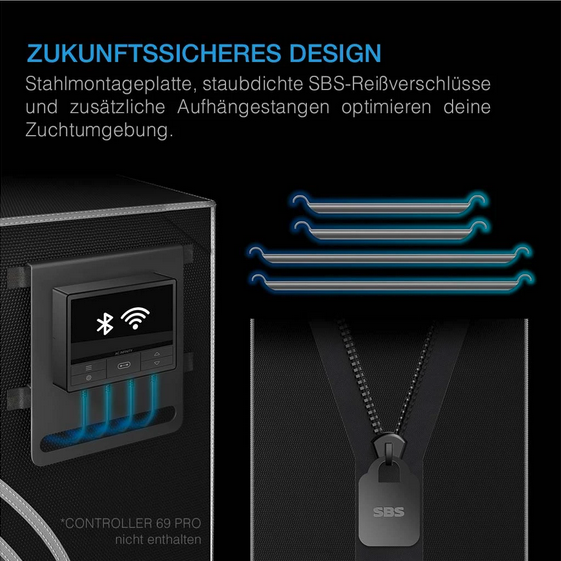 AC Infinity CLOUDLAB 733 Growbox 90x90x180cm Details 7