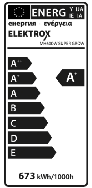 Elektrox Super Grow 600W MH Details 2