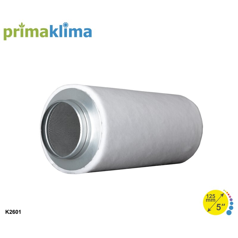 Abluft Komplett Set Eco Midi 190m³/h 125mm mit Secret Jardin Rubber Duct