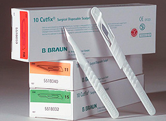 Einmal-Skalpell Cutfix Fig. 11, 10 Stück