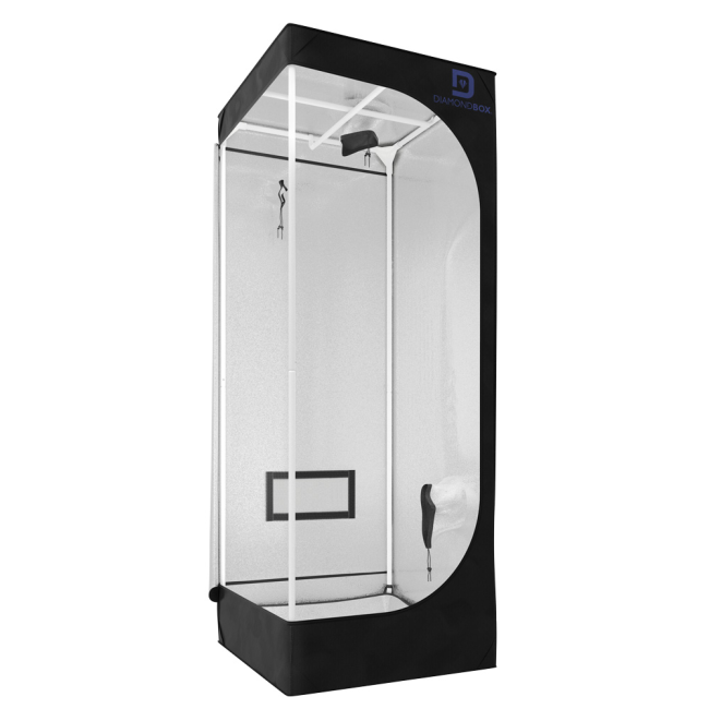 Growbox Komplettset 100W LED 60x60x160cm mit DiamondBox SL60 Details 1