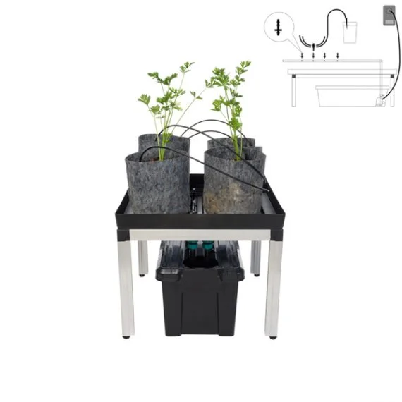G-Tools Multi Bewässerungssystem für Bonanza 0,35m2, für bis 5 Pflanzen mit Tropfsystem