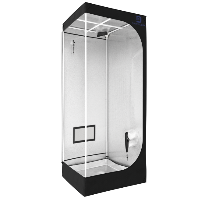 DiamondBox Zimmer-Gewächshaus Silver Line SL58 58x58x180cm