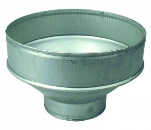 Reduzierstück, Metall, 250 auf 125mm