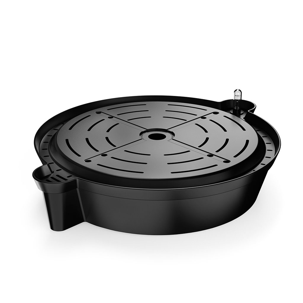 Bewasserungsbasis zur Selbstbewasserung von Stofftopfen