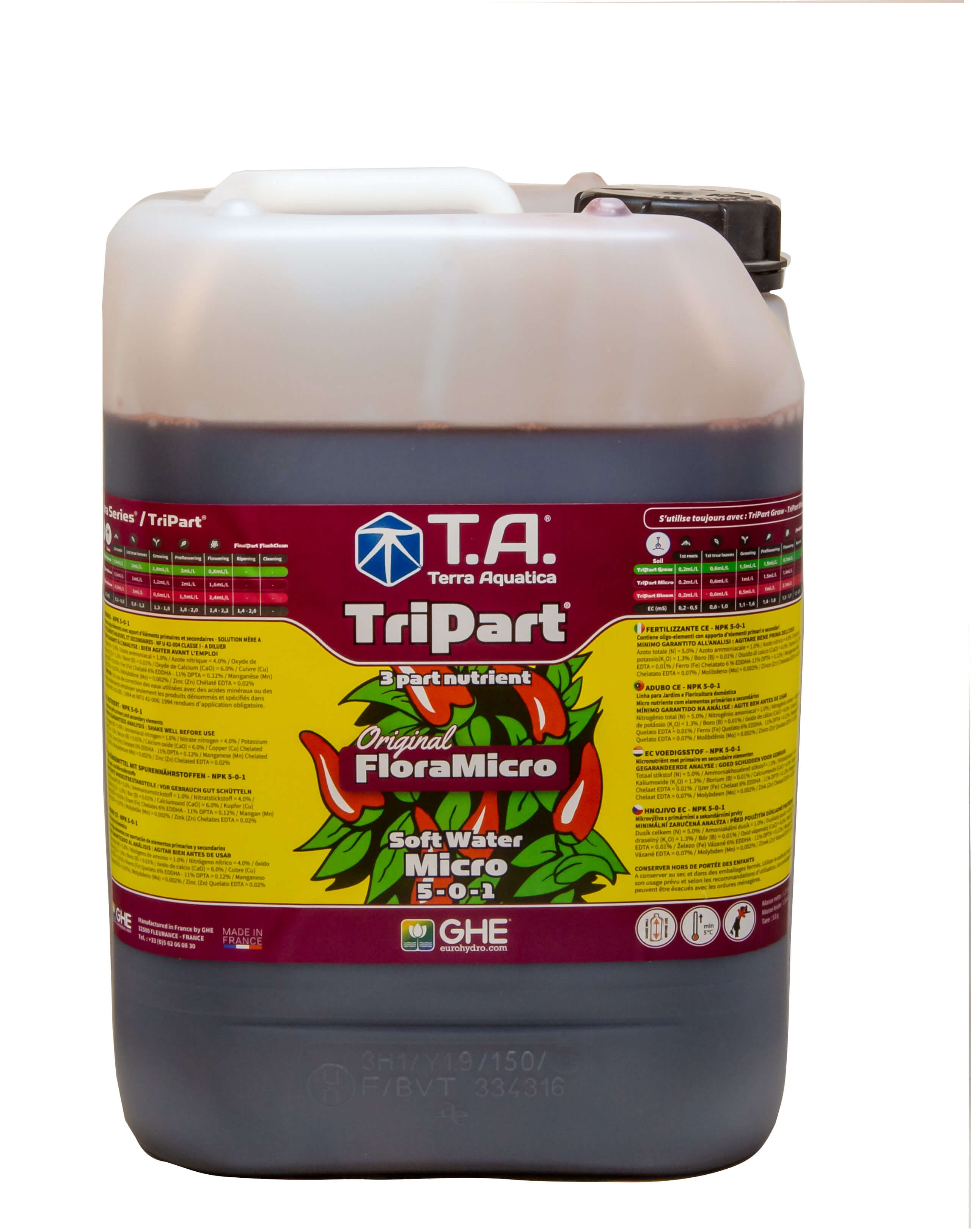 T.A. TriPart Micro SoftWater 10L für weiches Wasser