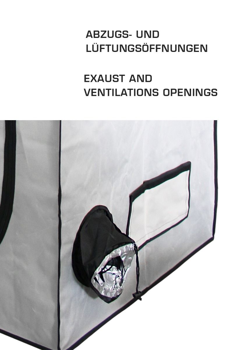 Heisenberg Growbox WHITE 100x100x200cm Details 6