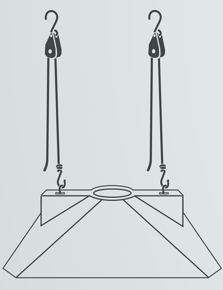 GHP  Lighthanger Aufhänger-Set 5kg
