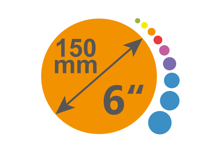 Sputnik Cool Tube Reflektor 150mm Durchmesser