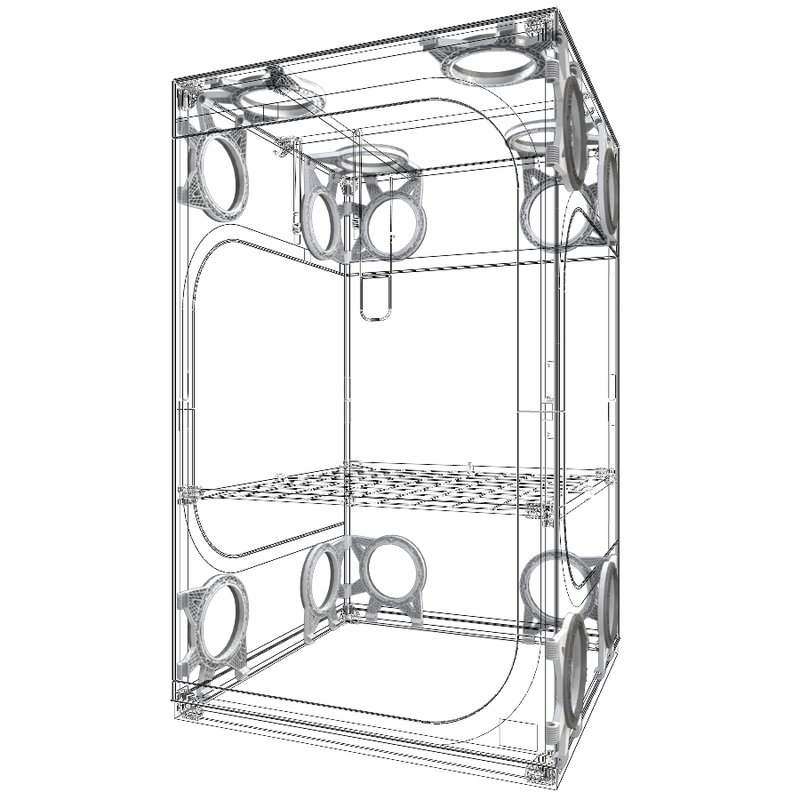 Secret Jardin Dark Street DS60 Growbox 60x60x158cm 