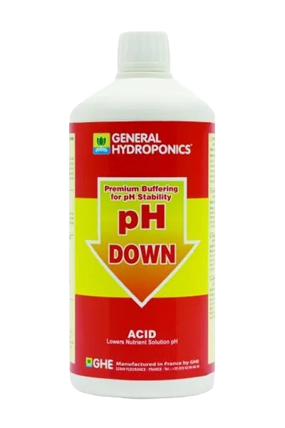 GHE pH Down 1L zur pH Wert-Stabilisierung T.A. pH- Down 1L