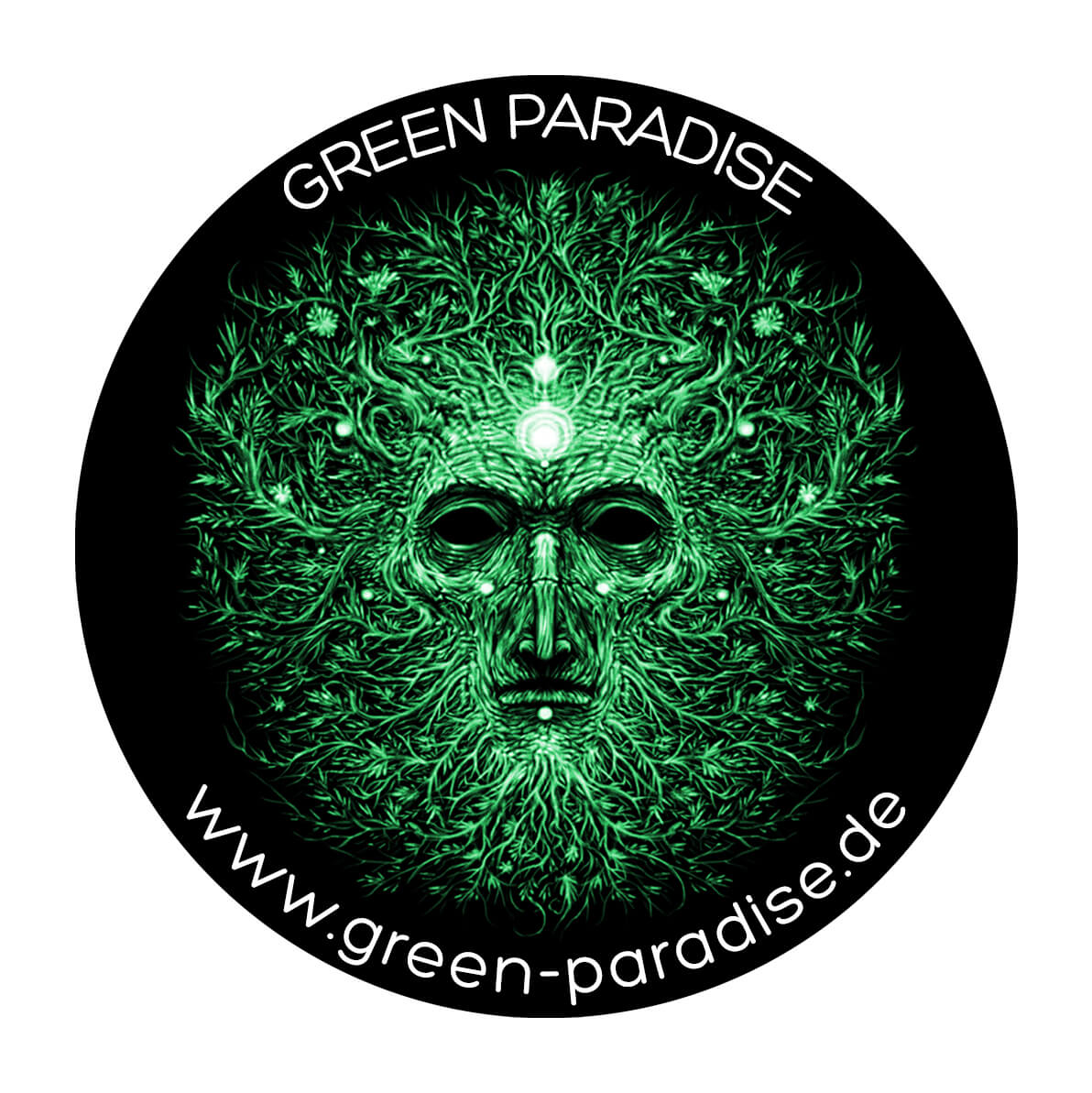Green Paradise Sticker/Aufkleber