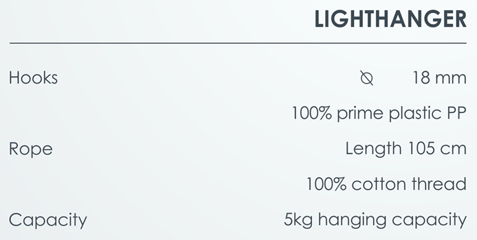 GHP  Lighthanger Aufhänger-Set 5kg