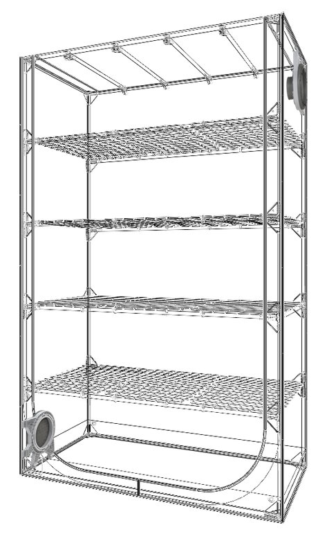 Secret Jardin Dark Propagator DP120 Clonebox Details 2