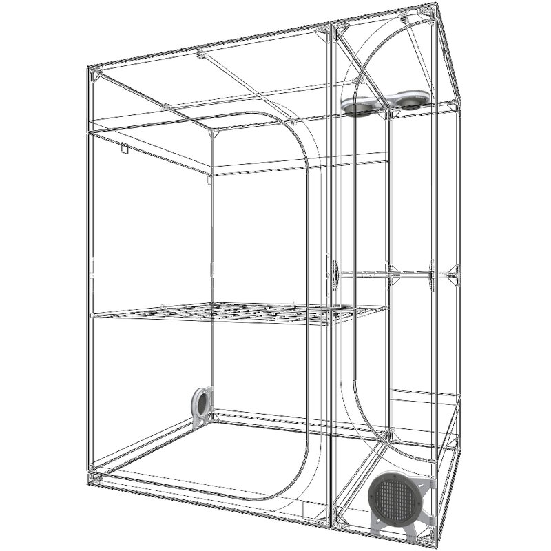 Secret Jardin Dark Room Lodge 160 Rev.4.0 160x120x198cm Details 1