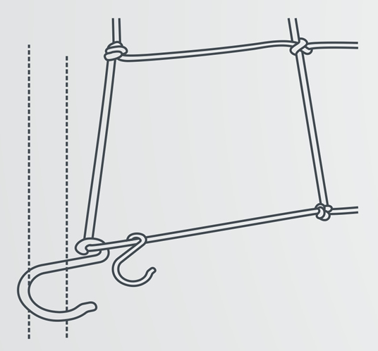GHP Pronet 150 modulable Pflanzennetz 150x150cm Details 2