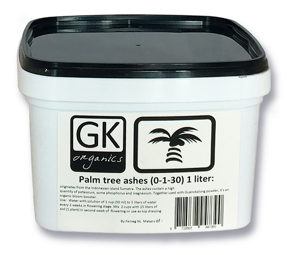 GK-Organics® Palm Tree Ash, Palmenasche 1L
