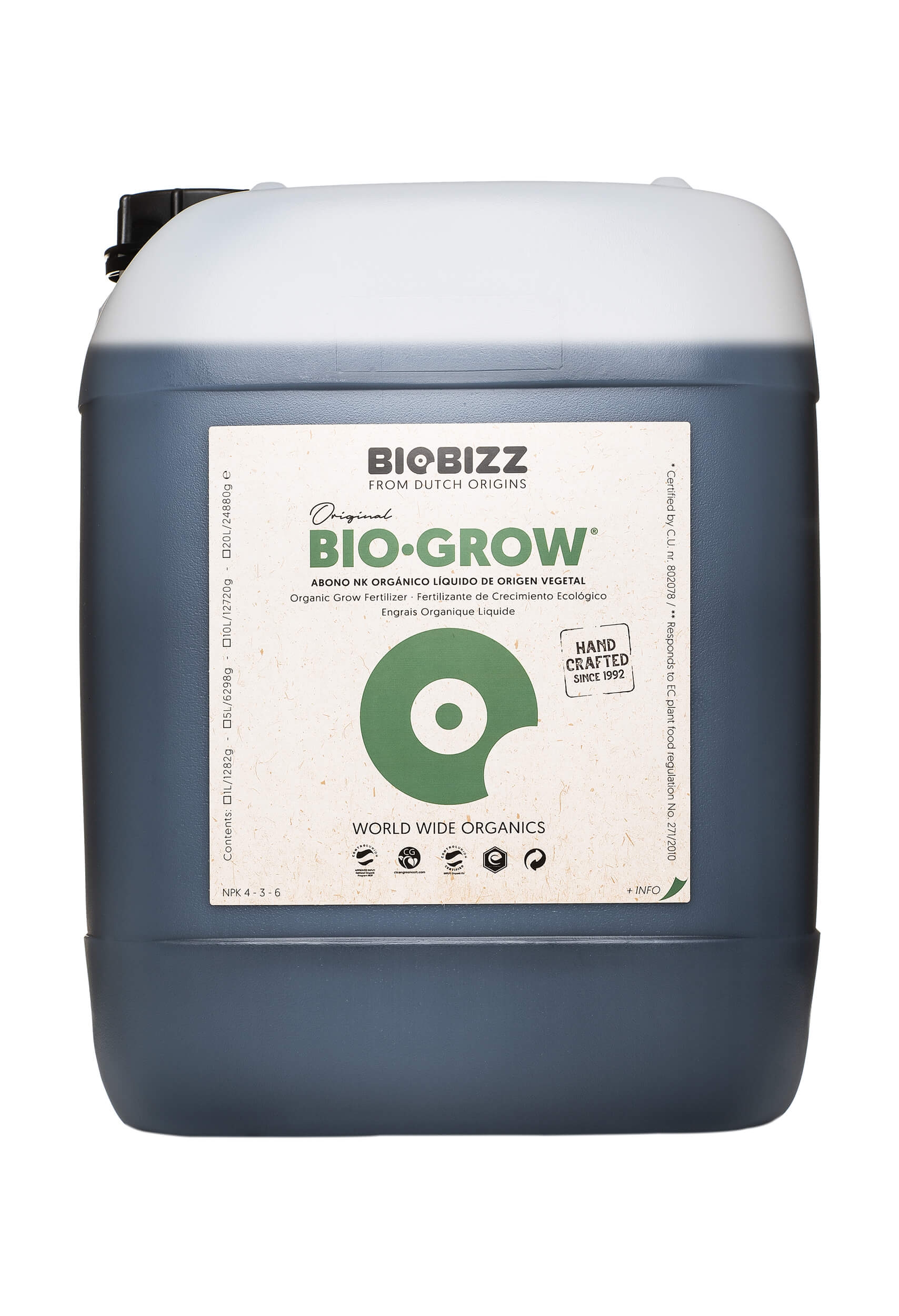 BioBizz BIO-GROW Wuchsdünger 10L